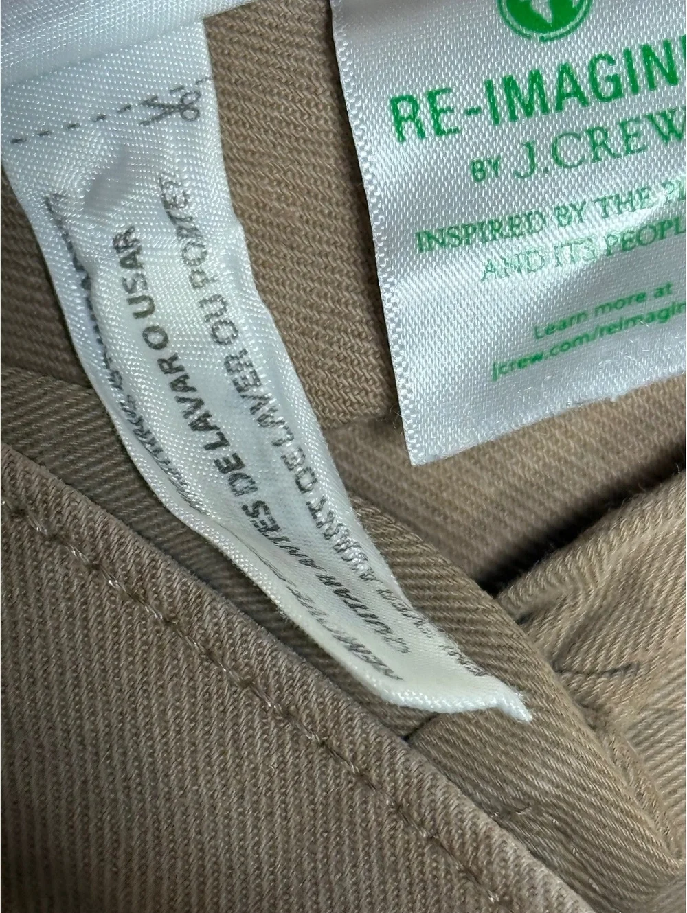J.Crew Style 484 Slim Trousers in Brown, Waist 31, Length 32